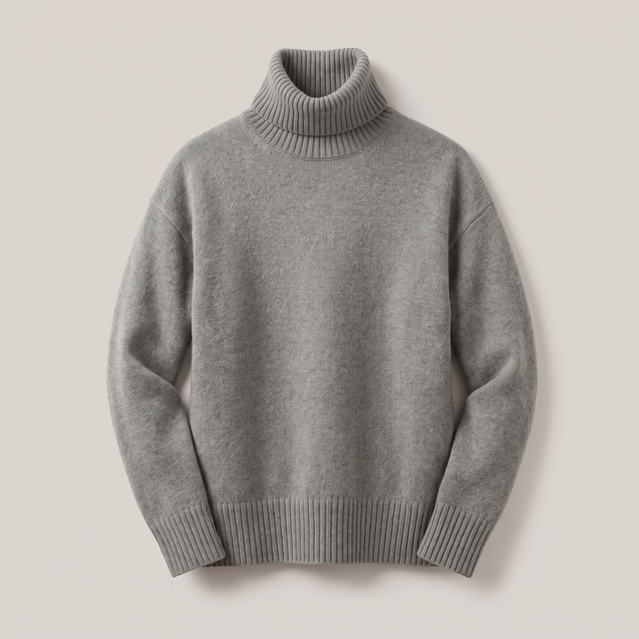 Sweter z golfem AURORA CASHMERE