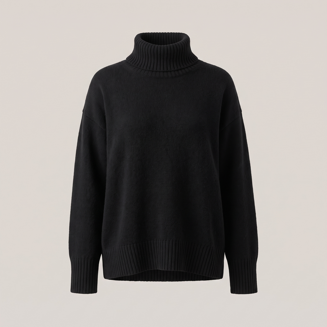 Sweter z golfem AURORA CASHMERE