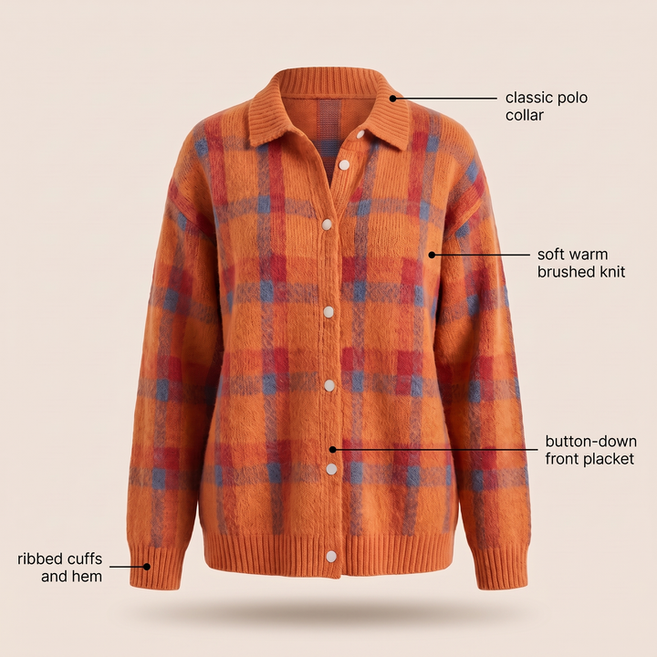 Sweter VIVIENNE RETRO CHECK