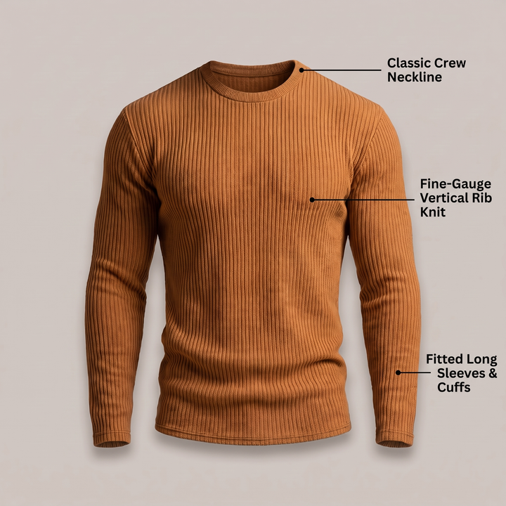 DERRICKSON RIBBED Sweter