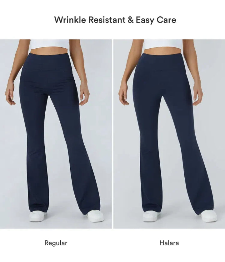 DayStretch z wysokim stanem i kieszenią flare legginsy do jogi