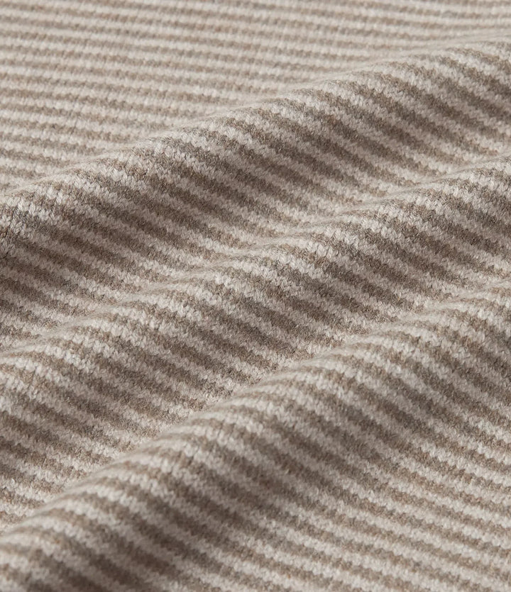 W paski dzianinowy sweter na co dzień szalik
