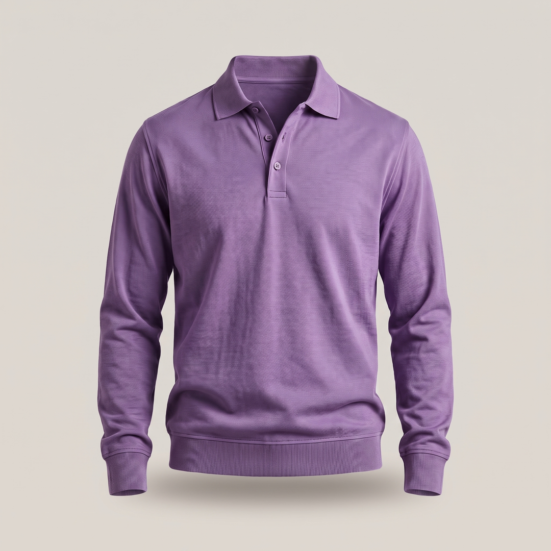 Sweter Polo z bawełny Heritage