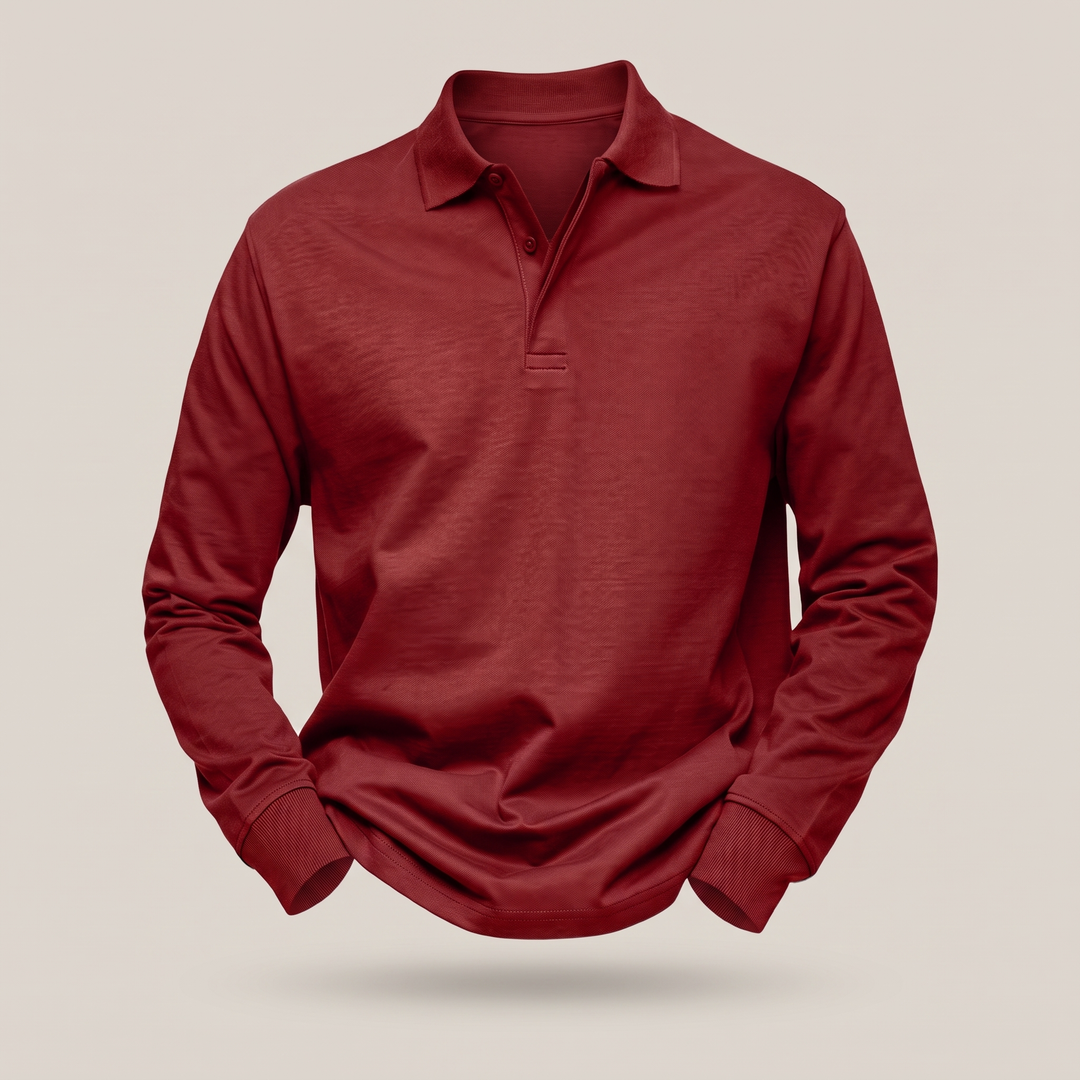 Sweter Polo z bawełny Heritage