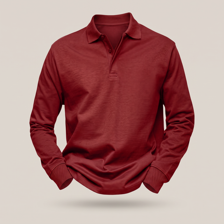 Sweter Polo z bawełny Heritage