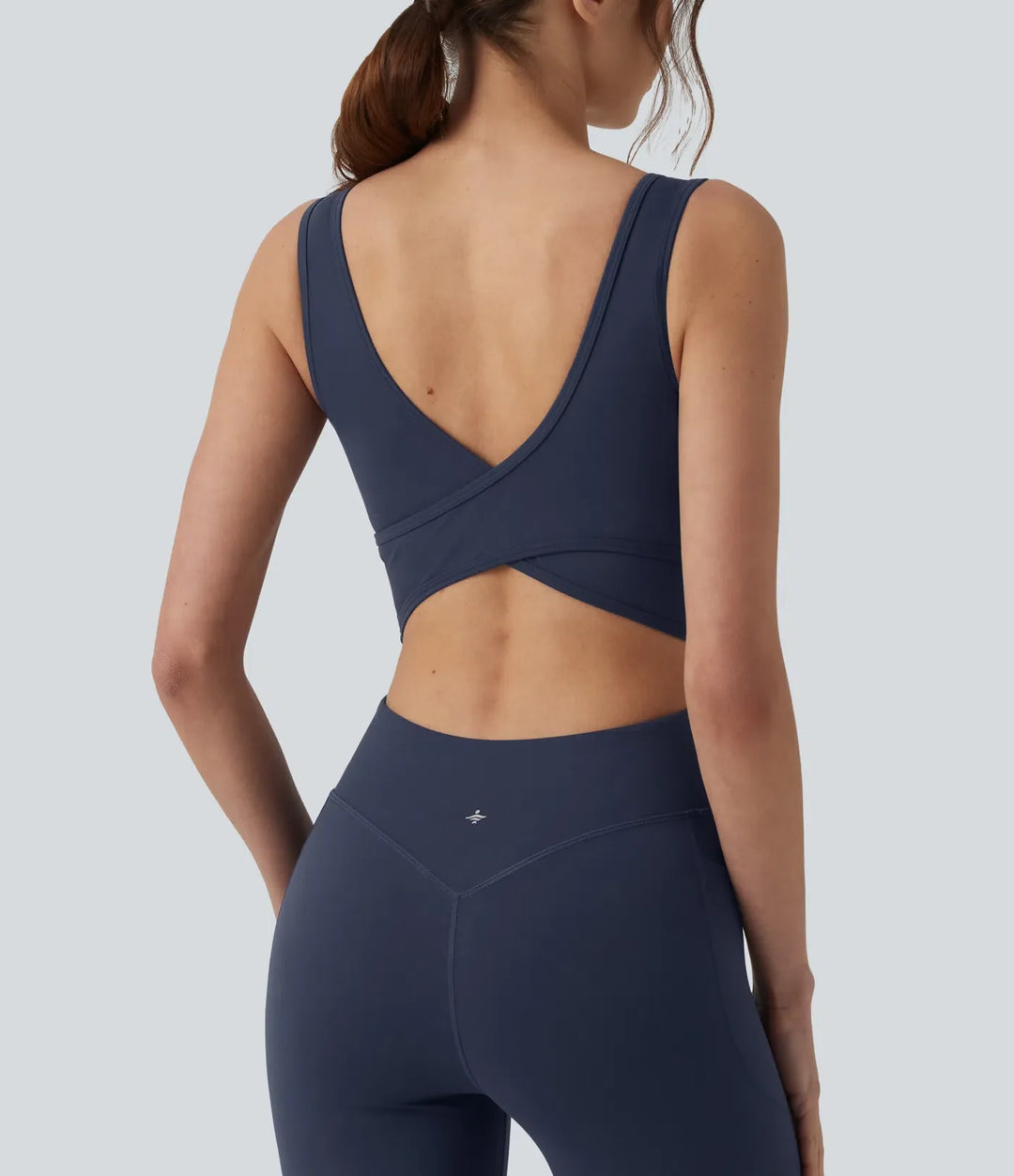 Milejka UltraSculpt niewyjmowany pad modelujące brzuch flare treningowy kombinezon z kieszeniami – edycja Easy Peezy