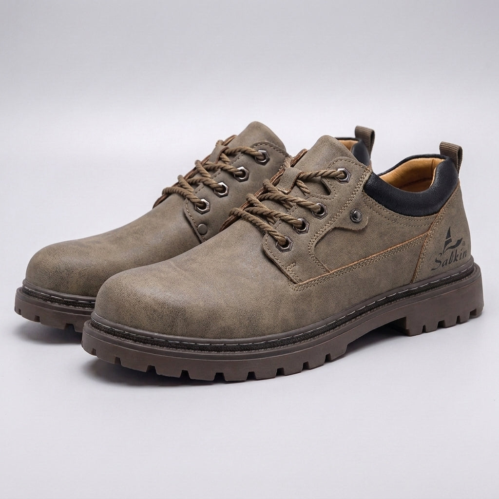 BRAMWELL RETRO SKÓRZANE BUTY