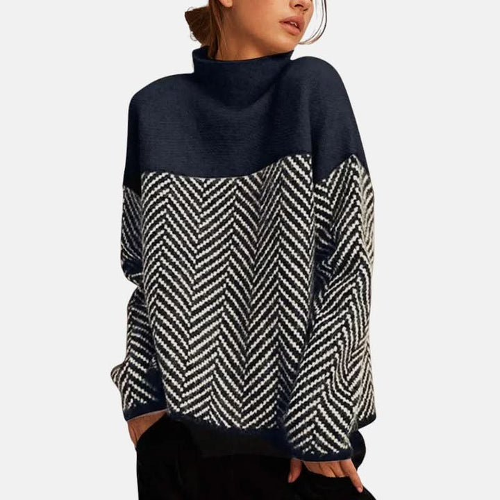 Sweter LILA w jodełkę