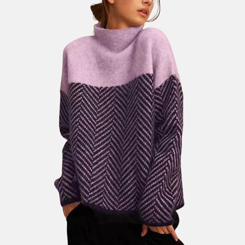 Sweter LILA w jodełkę