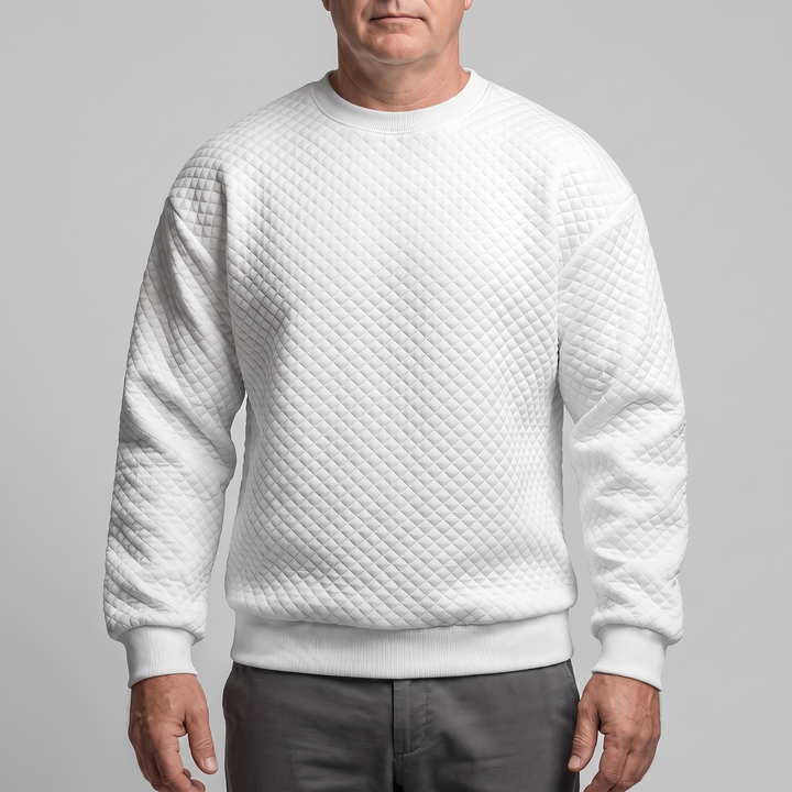 SWETER CEDRIC MODERN Z KWADRATOWYM DEKOLTEM