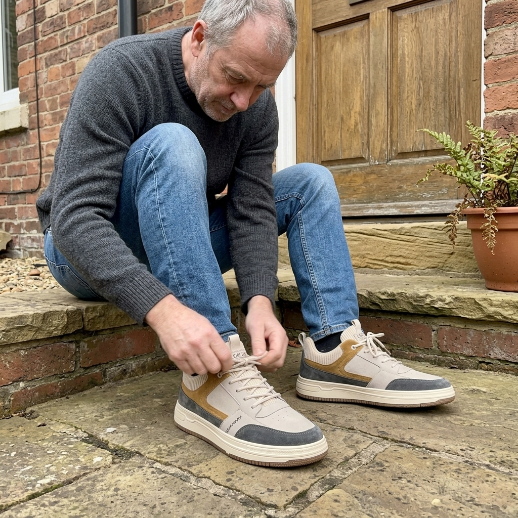 BUTY SPORTOWE KINROSS Z PANELAMI ZAMSZOWYMI