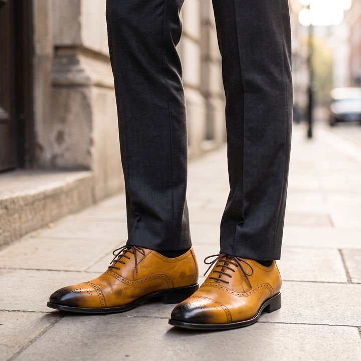 HUXLEY PREMIUM SKÓRZANE SZNUROWANE BUTY