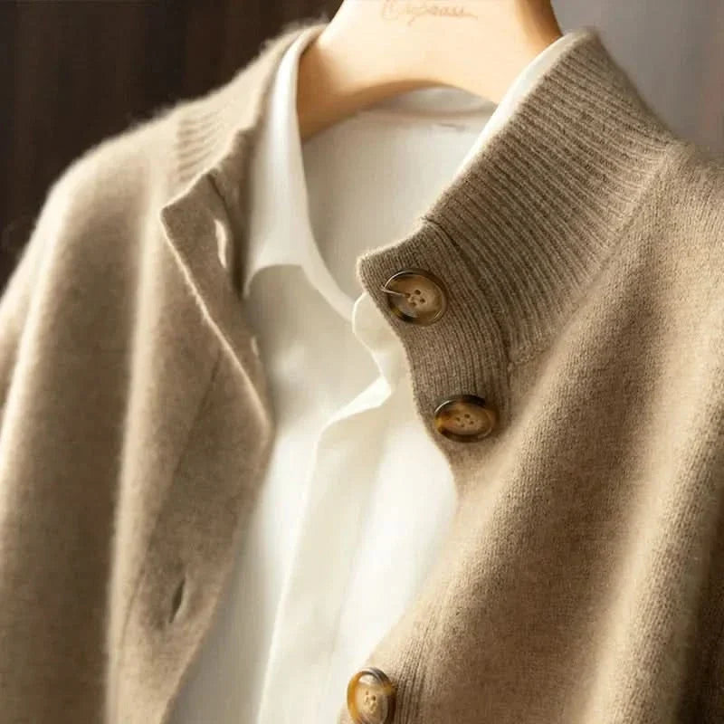Kardigan z wełny merynosa Arlina