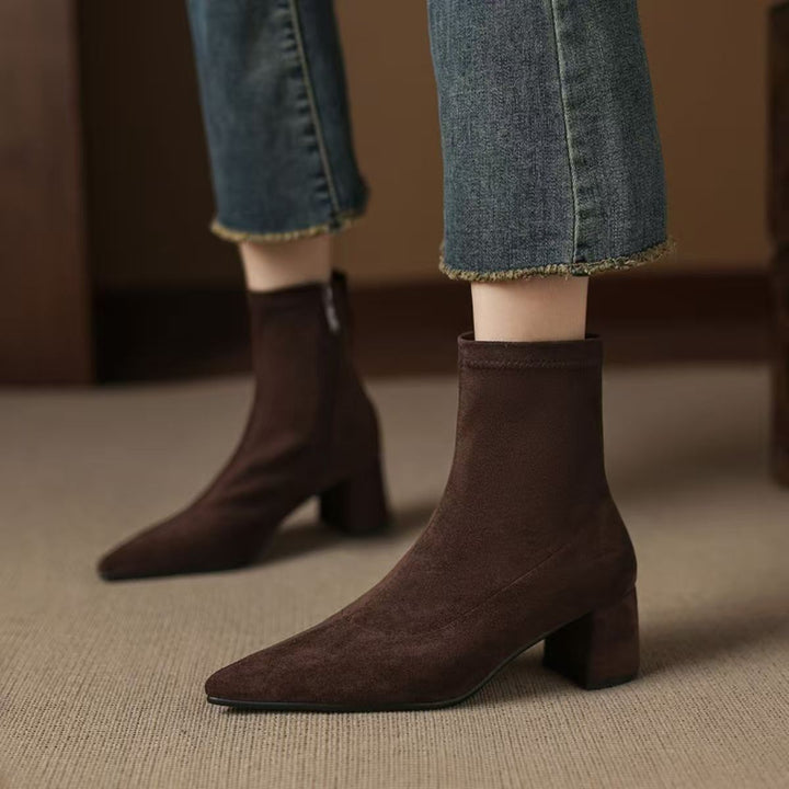 Zamszowe buty Sienna