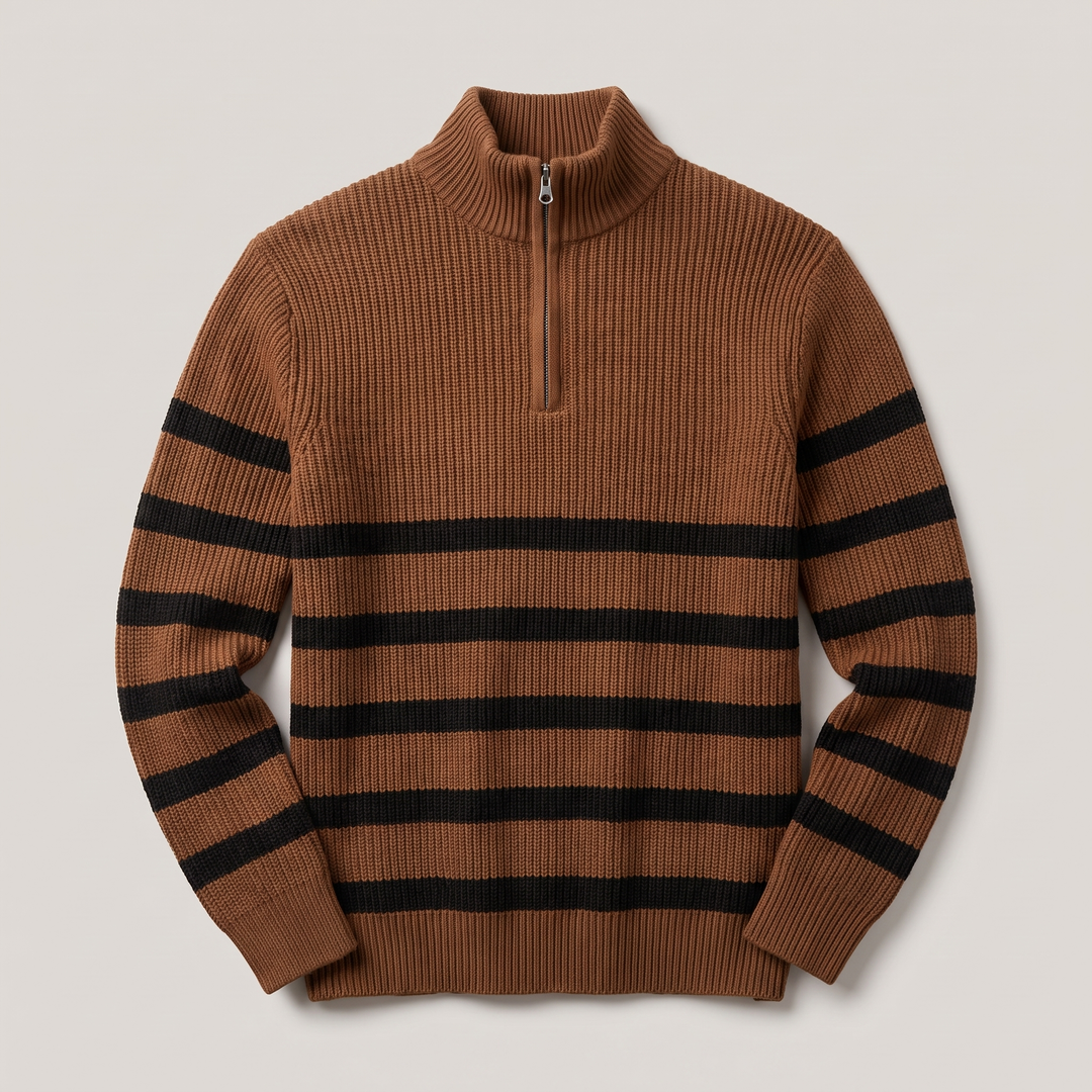 Sweter z suwakiem Blackwell Stripe