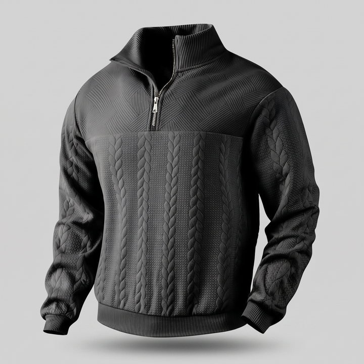 BLUZA CAMDEN PREMIUM Z ZAMKIEM ĆWIERĆWIEKOWYM