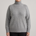 Sweter z wysokim kołnierzem ISABELLA CASHMERE